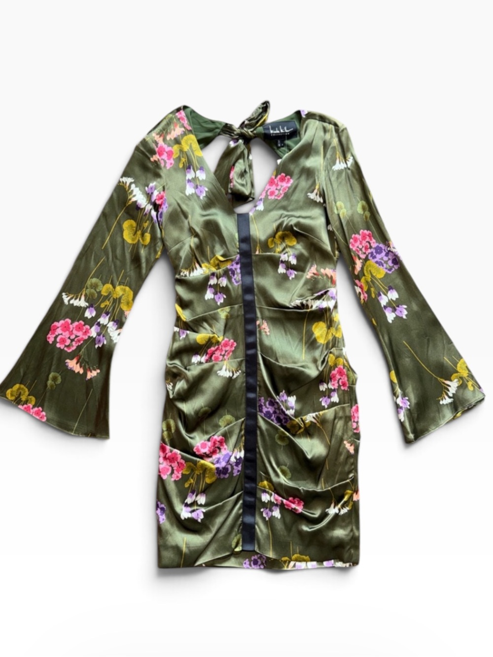 Nicole Miller Silk floral dress 4